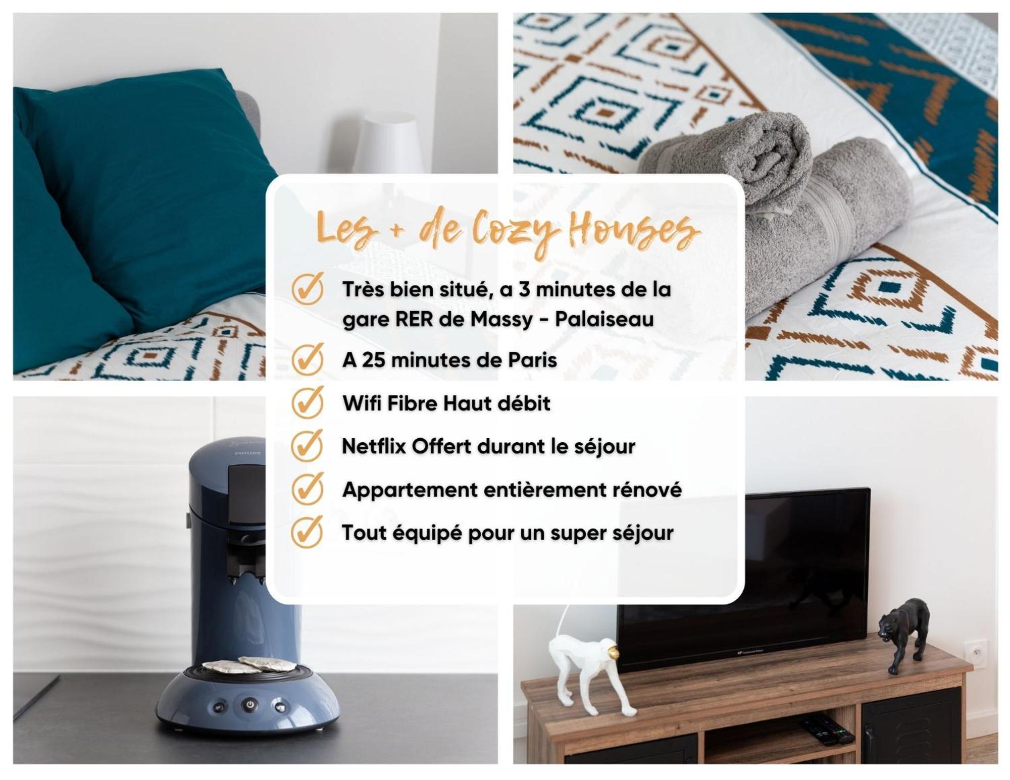 Cozy Appart 5 A 3' De La Gare - Cozy Houses 팔레조 외부 사진